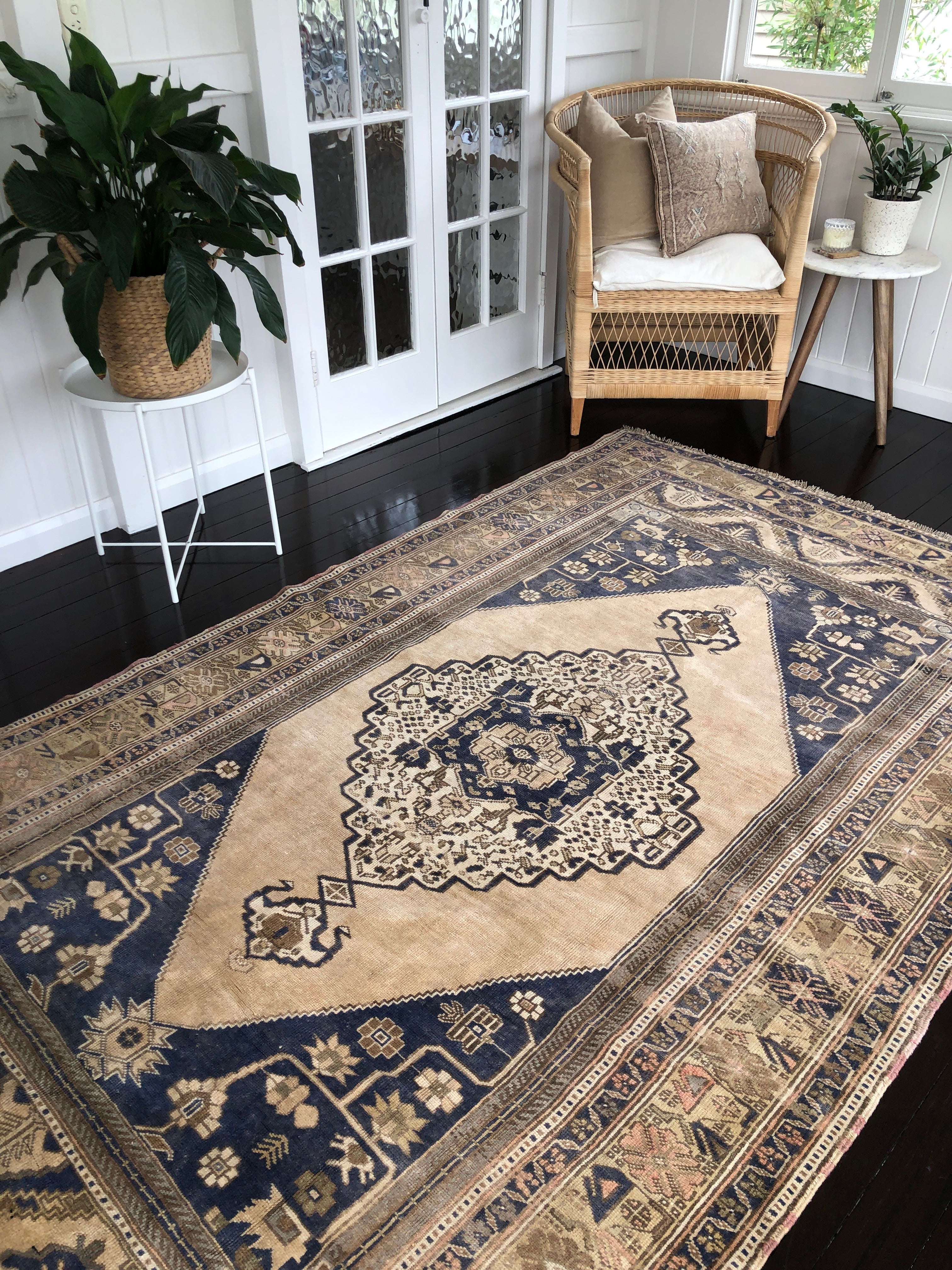 Vintage Turkish Area Rug - Naviah