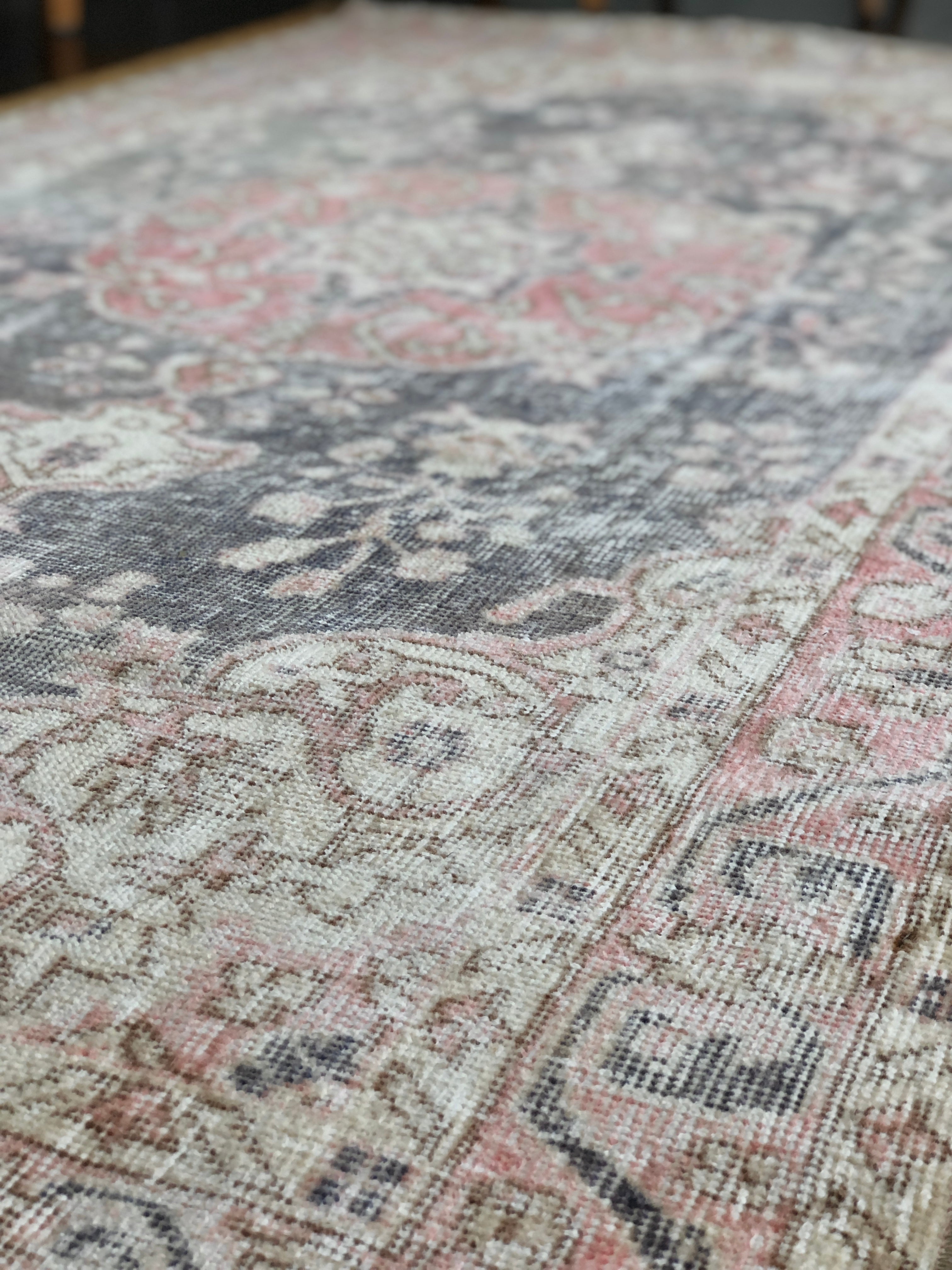 Vintage Turkish Accent Rug 01