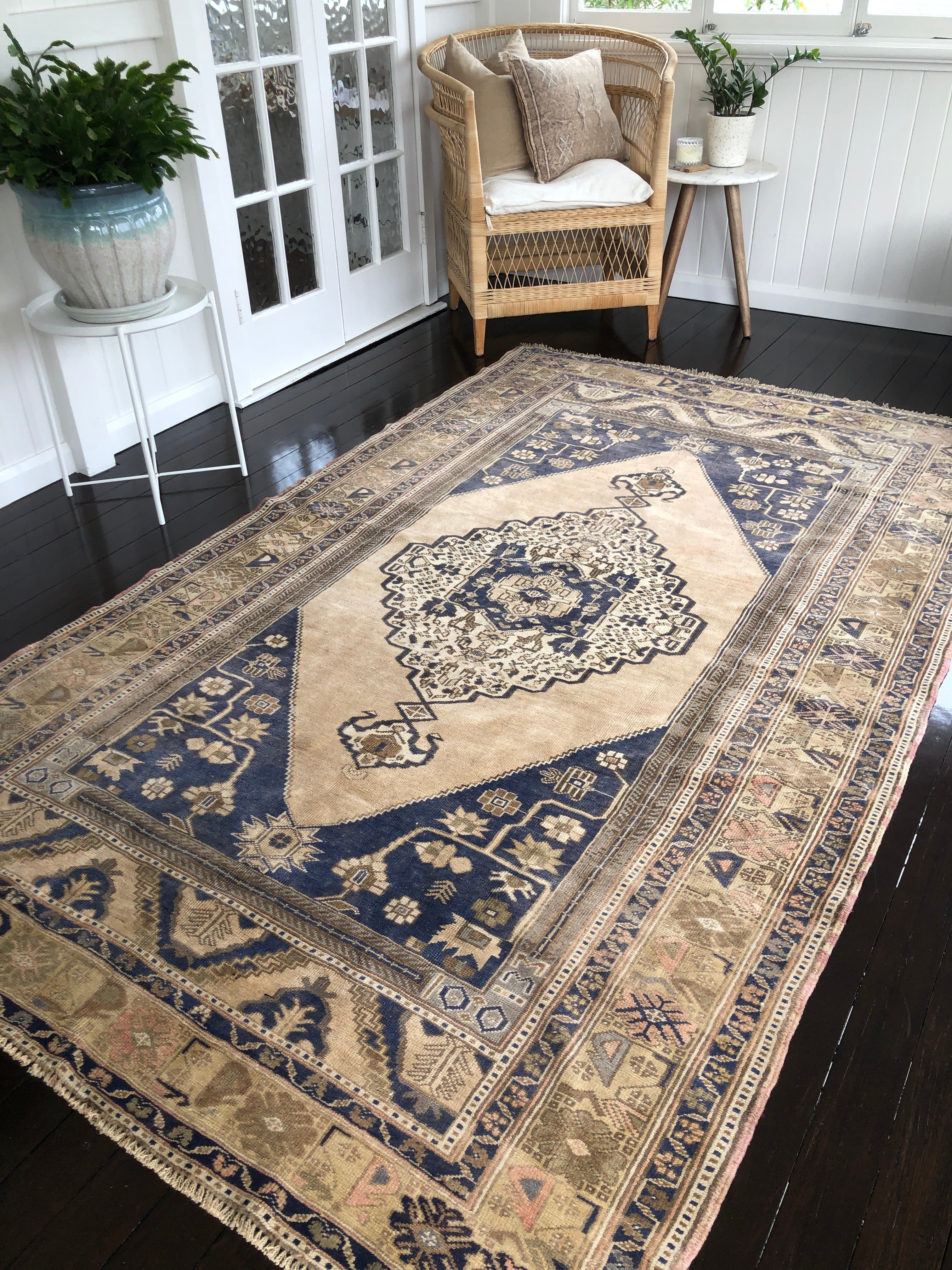 Vintage Turkish Area Rug - Naviah