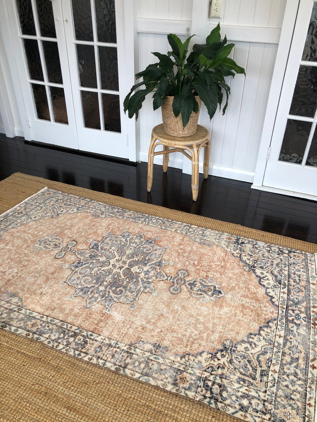 Vintage Turkish Accent Rug 02