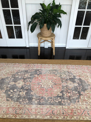 Vintage Turkish Accent Rug 01