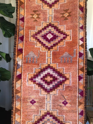 Vintage Turkish Runner - Karapinar