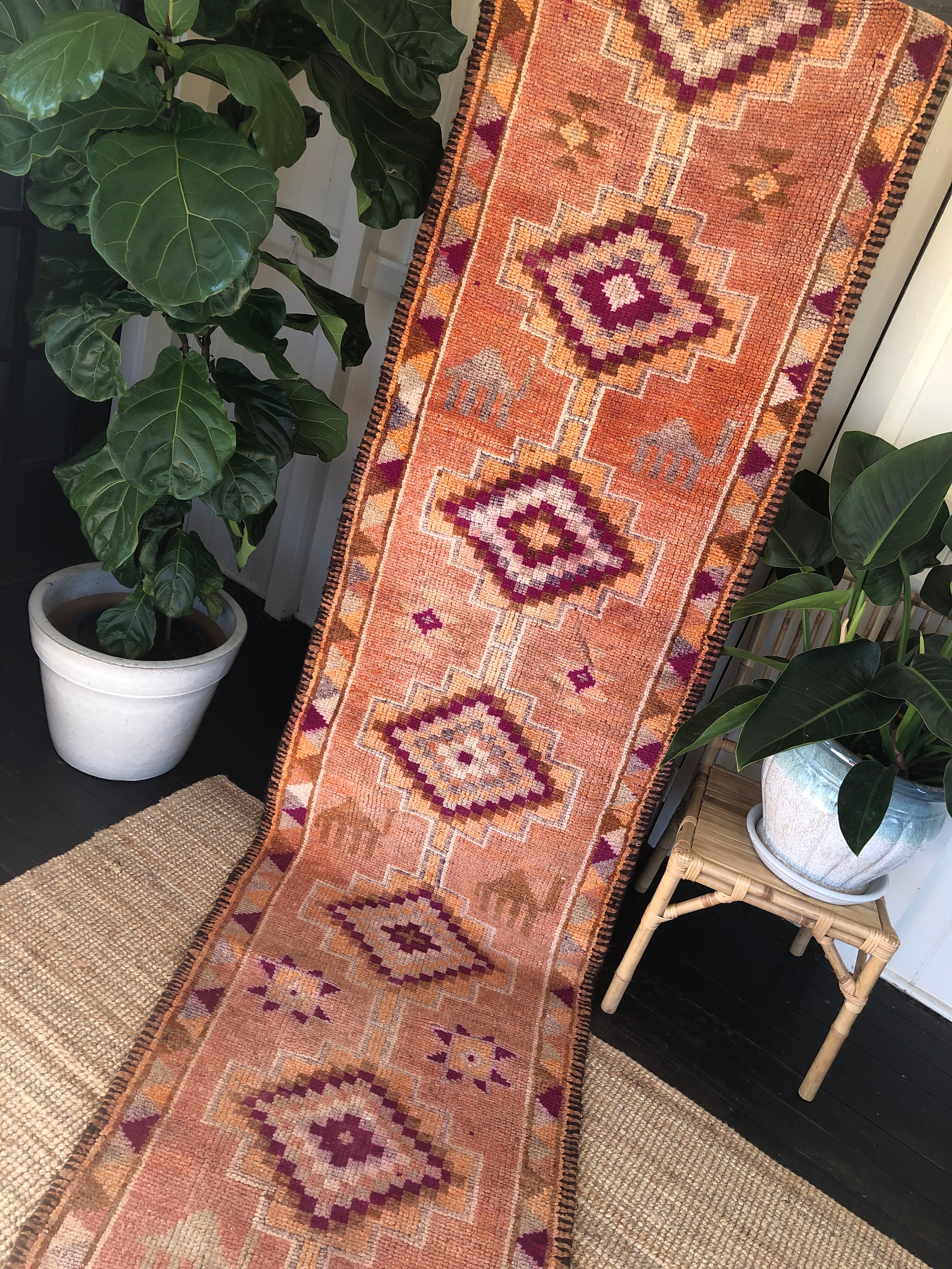 Vintage Turkish Runner - Karapinar