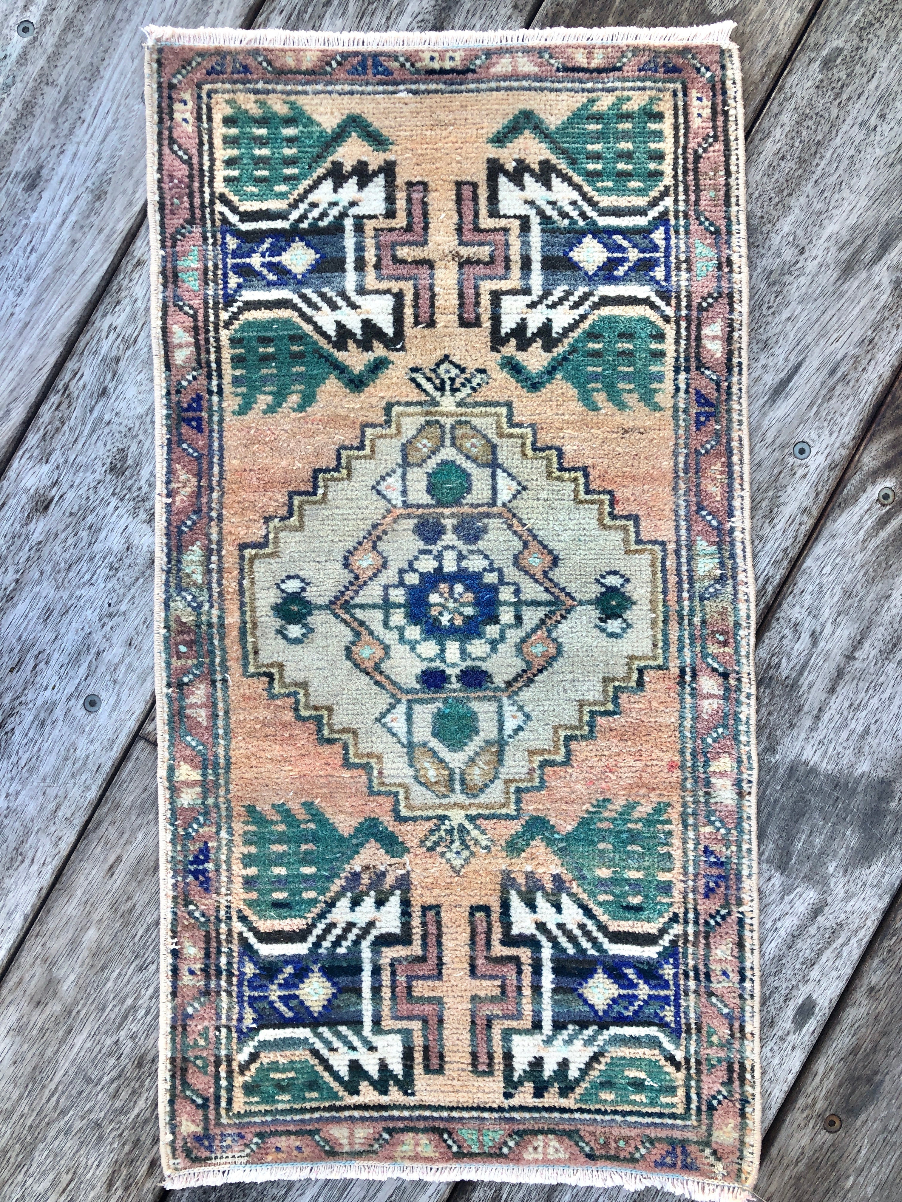 Tiny Turkish Rug - Savas