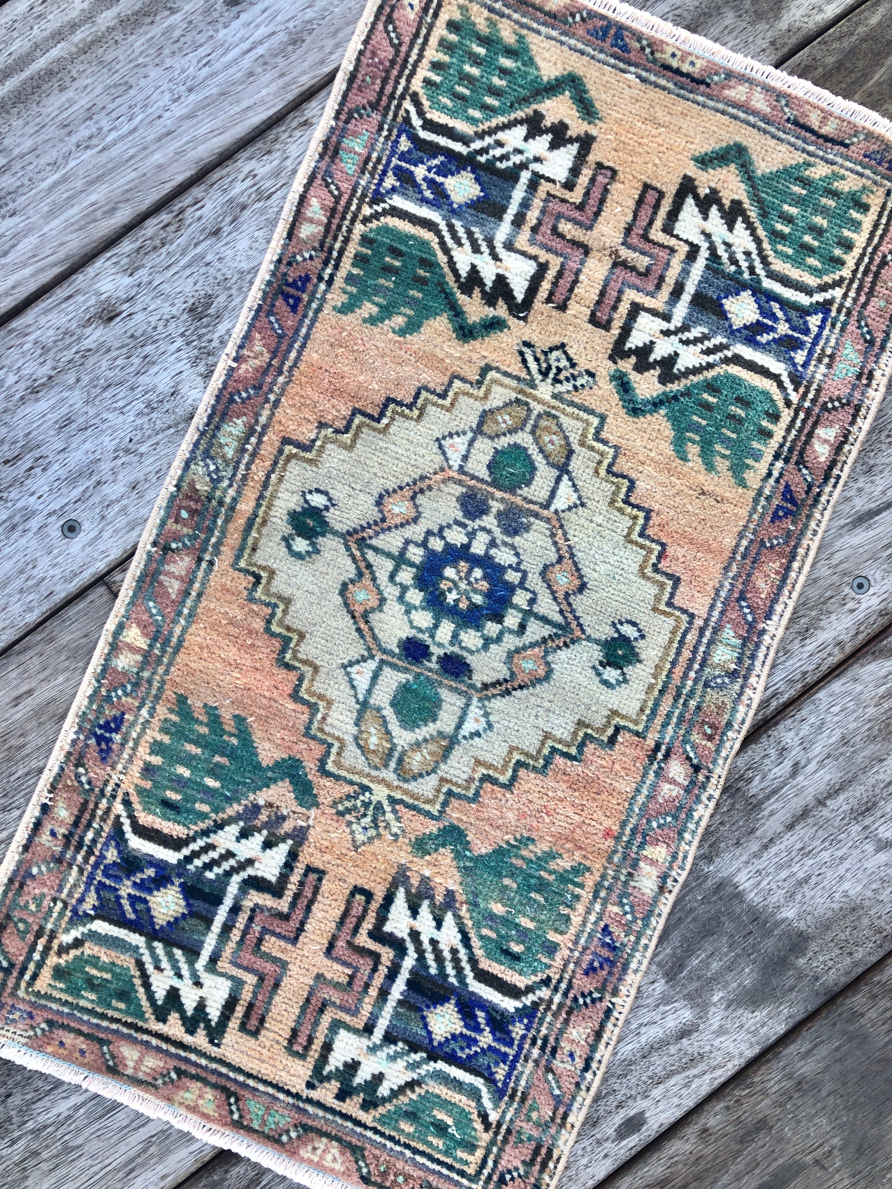 Tiny Turkish Rug - Savas