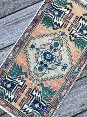 Tiny Turkish Rug - Savas