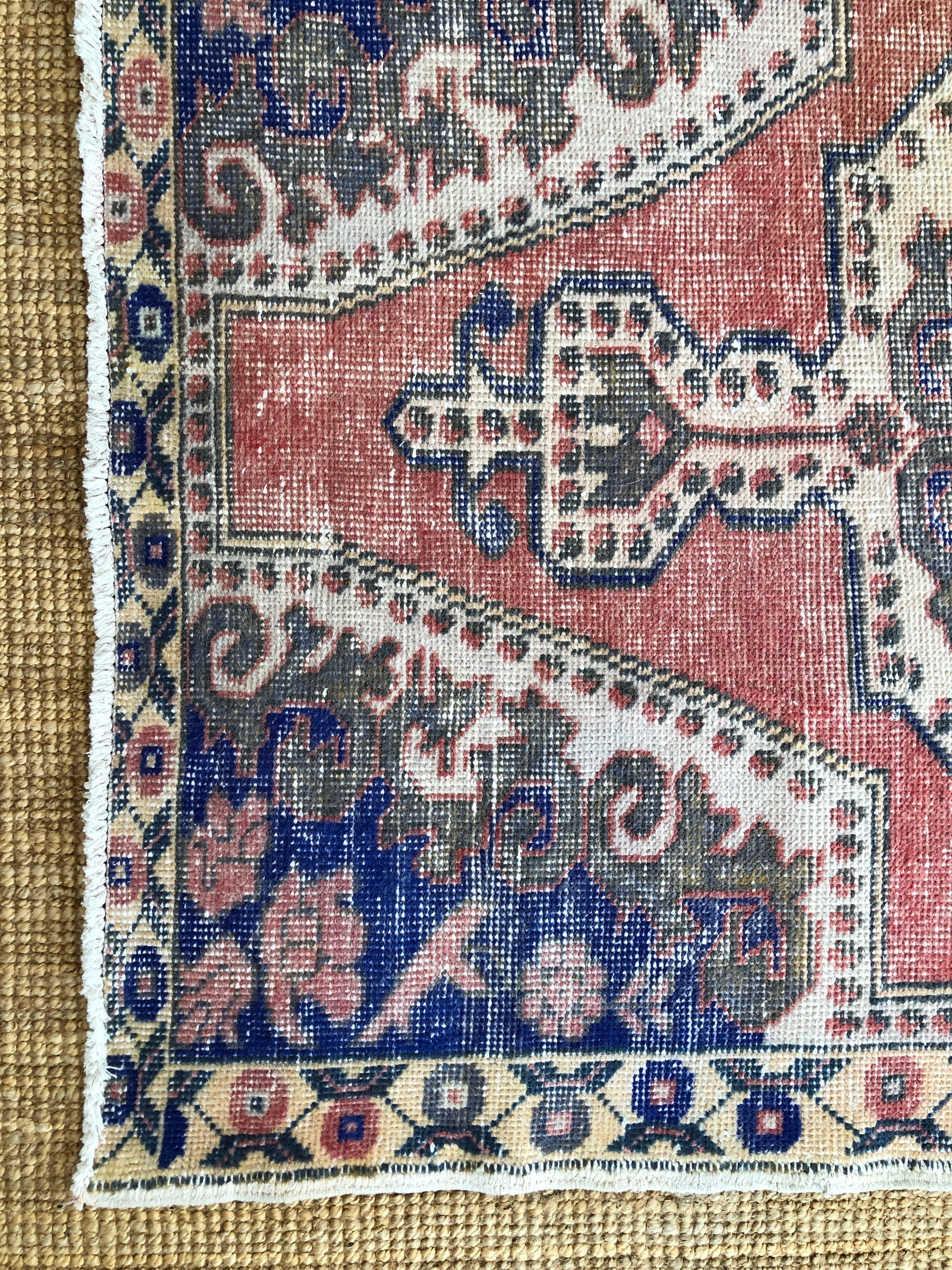 Vintage Turkish Area Rug - Katja