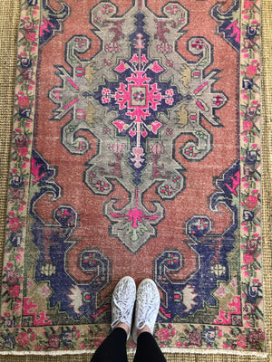 Vintage Turkish Area Rug - Sophia