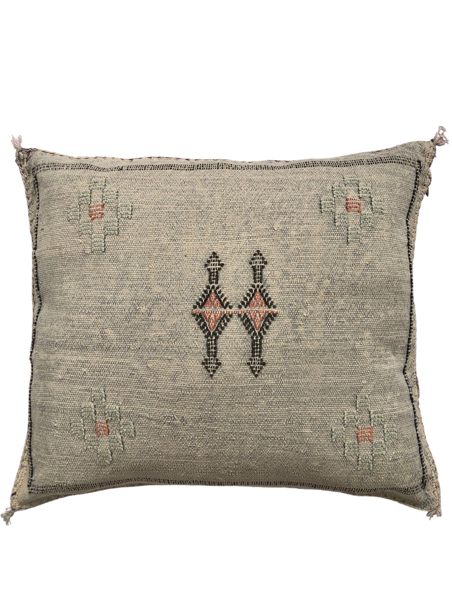 Cactus Silk Cushion Cover || Stonewash