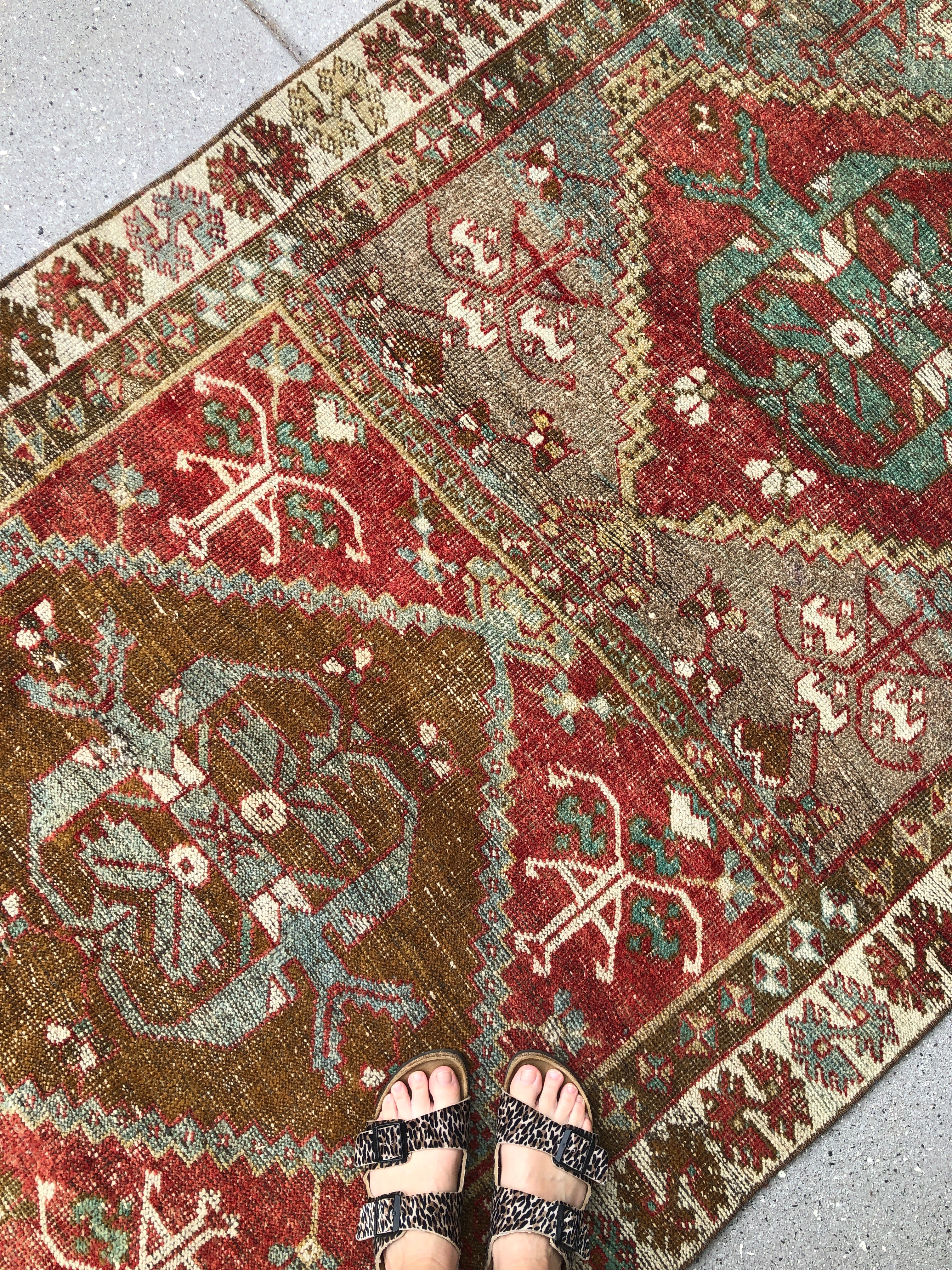 Vintage Turkish Area Rug - Bazaara