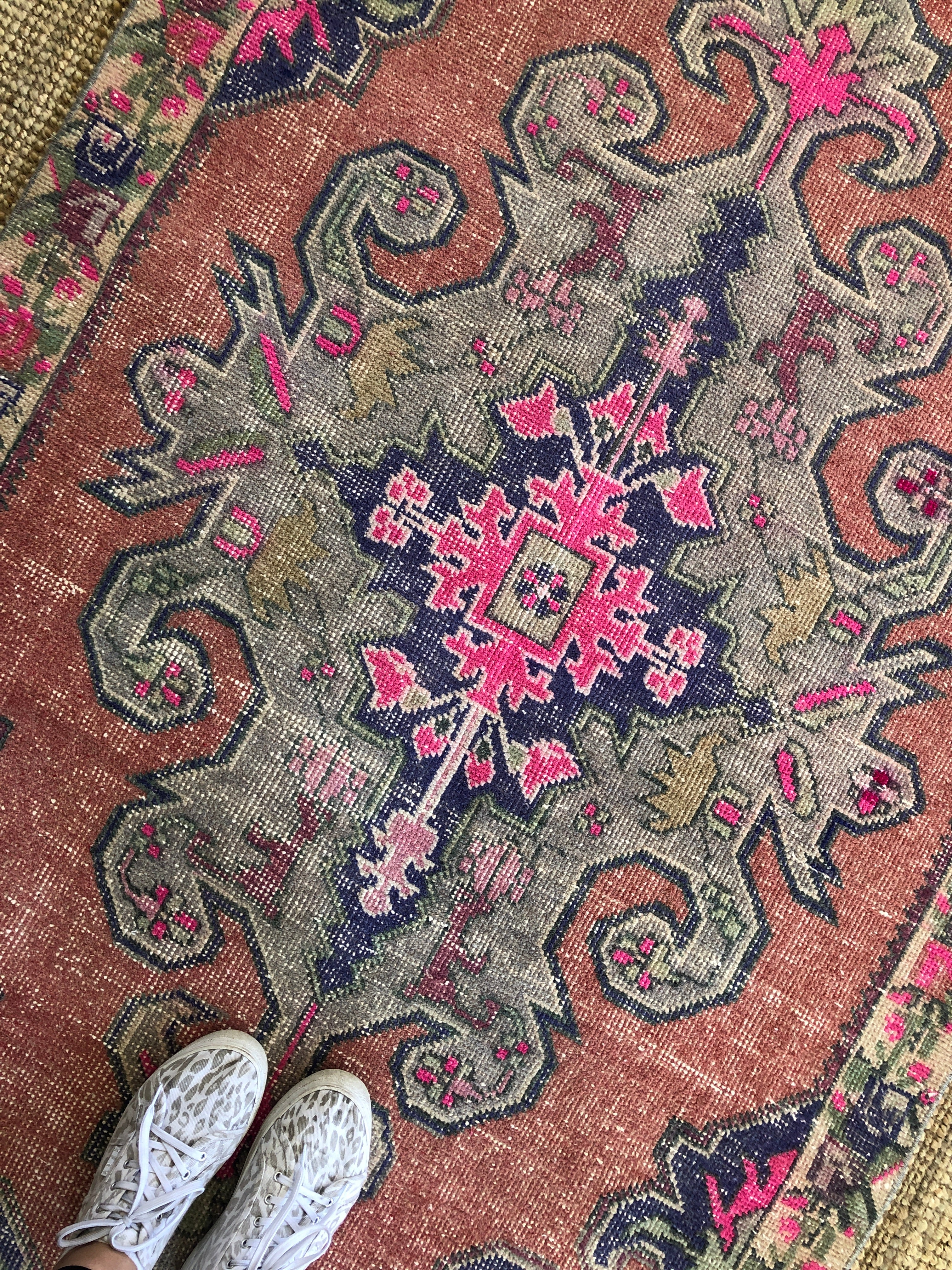 Vintage Turkish Area Rug - Sophia