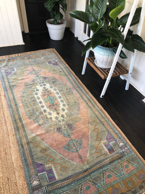 Vintage Turkish Area Rug - Eymen