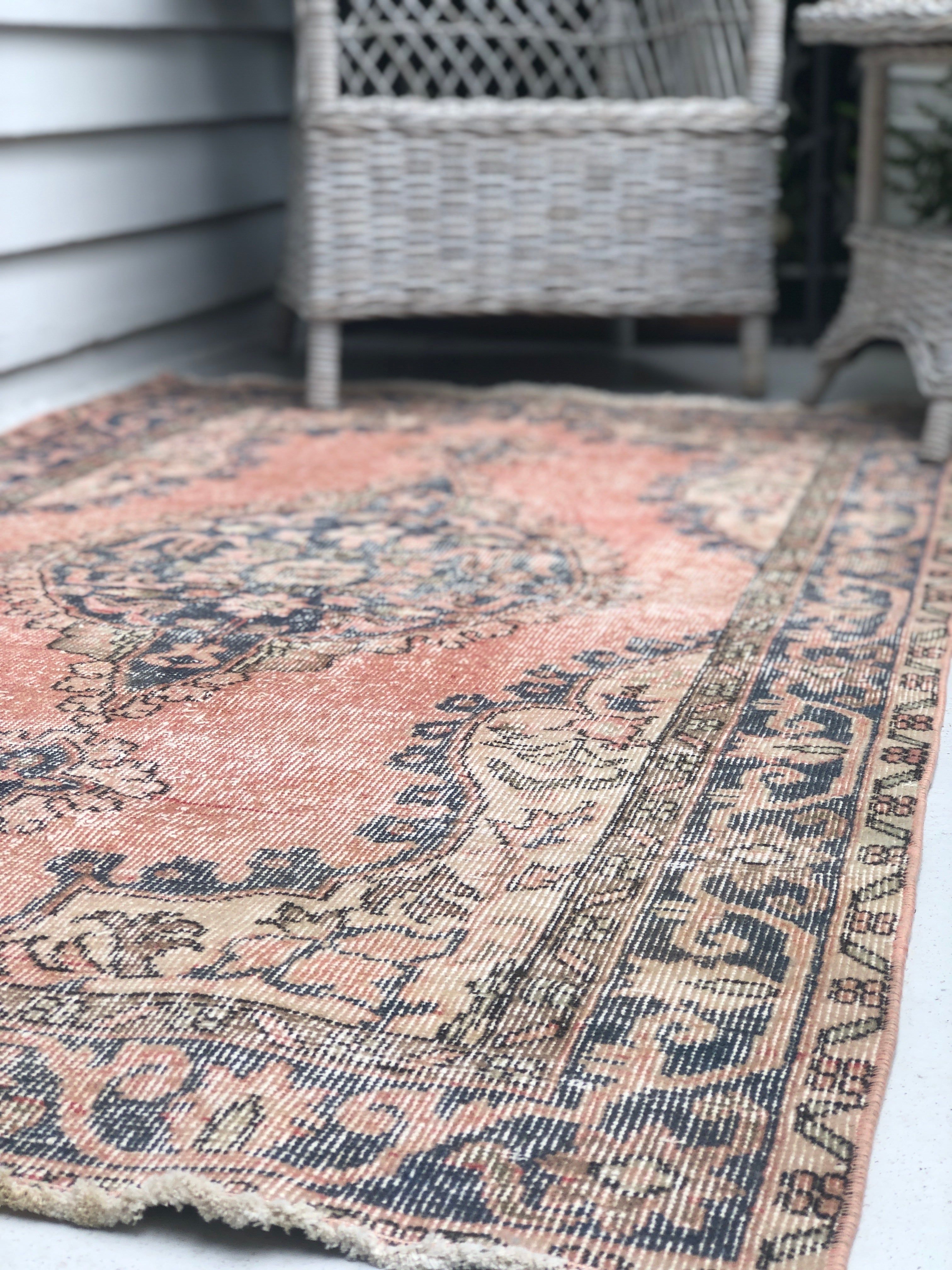 Vintage Turkish Area Rug - Rahna