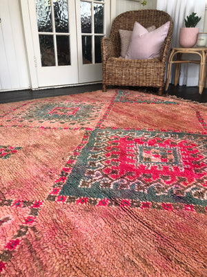 Vintage Moroccan Boujaad Rug