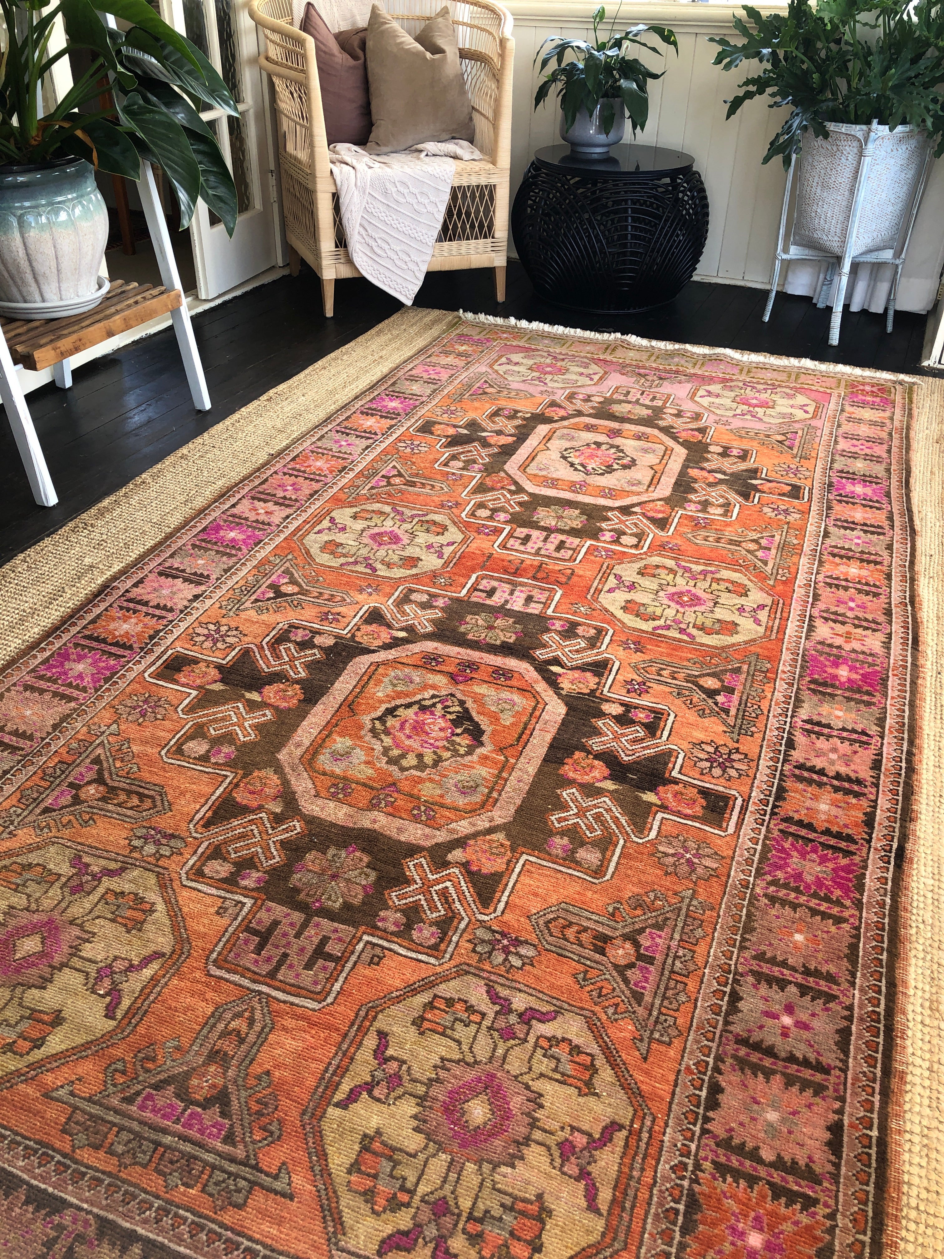 Vintage Turkish Area Rug - Esmeray