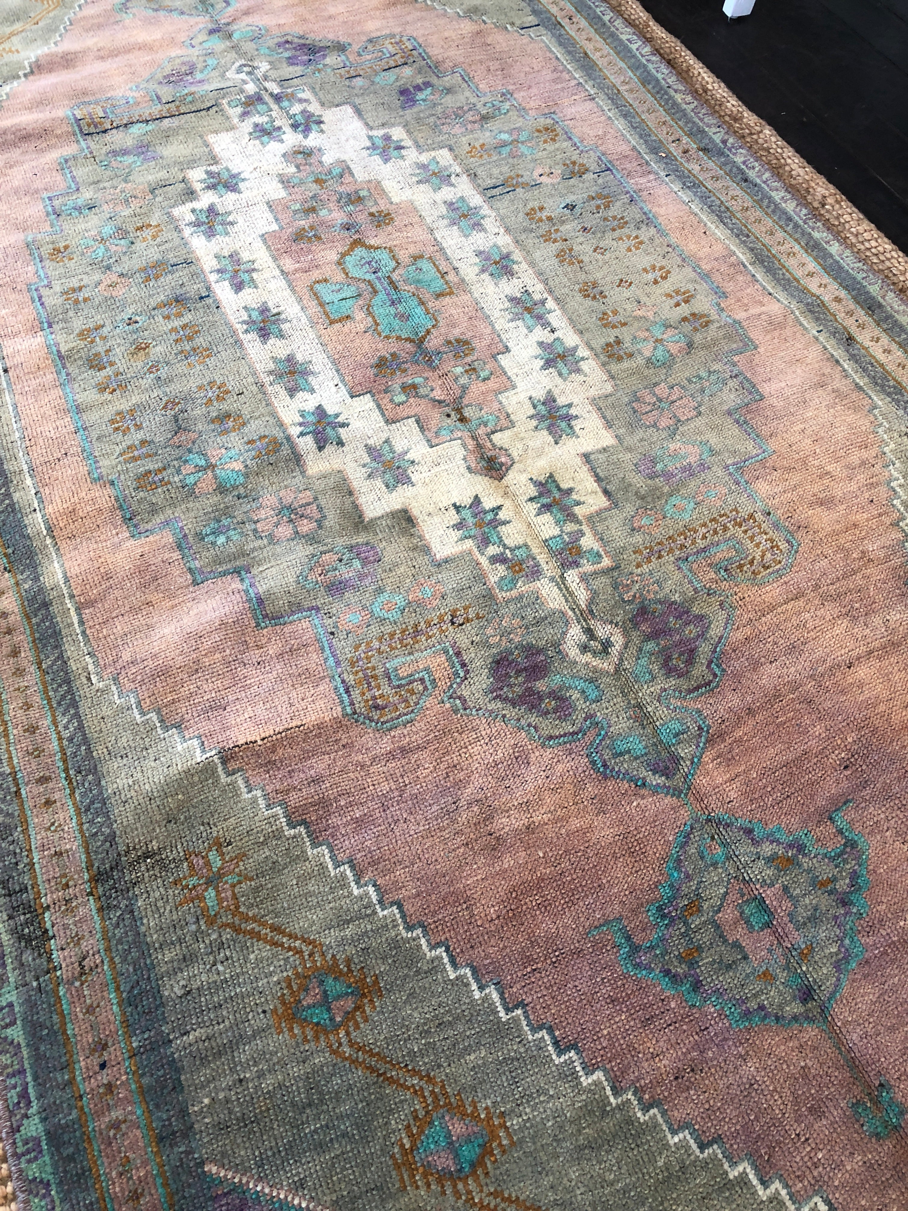 Vintage Turkish Area Rug - Eymen