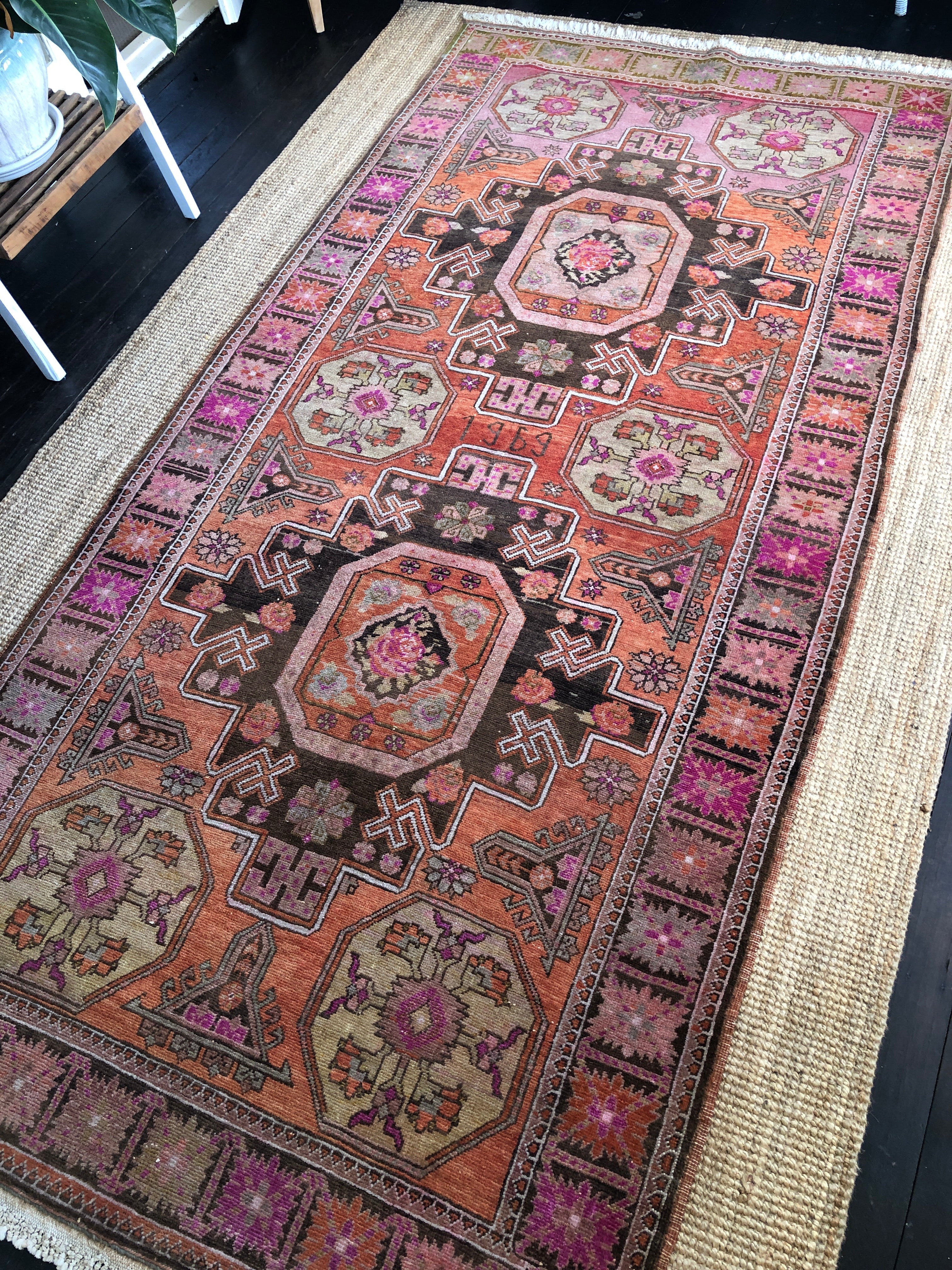 Vintage Turkish Area Rug - Esmeray