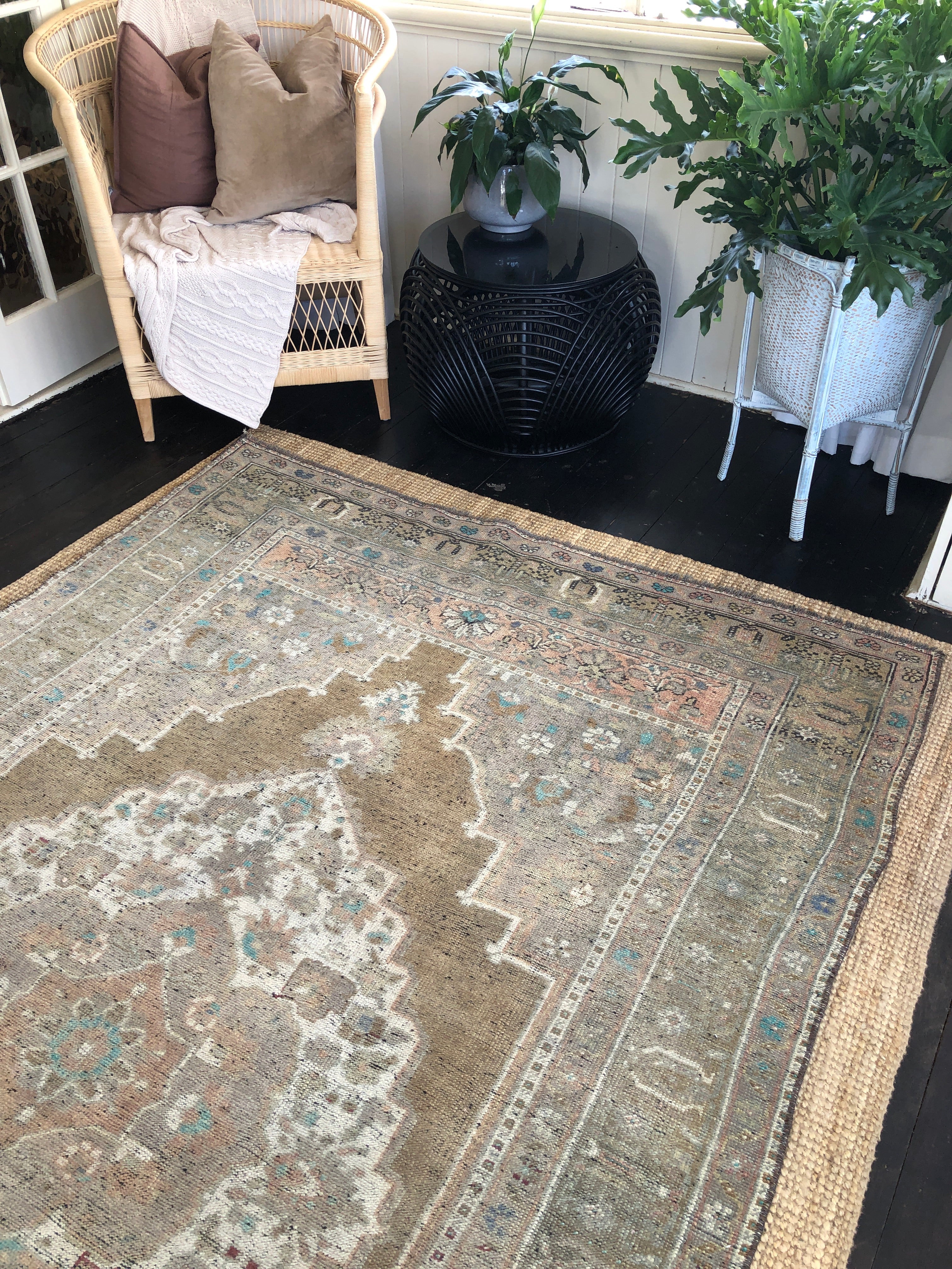 Vintage Turkish Area Rug - Filiz