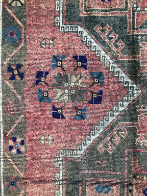 Vintage Turkish Area Rug - Feray