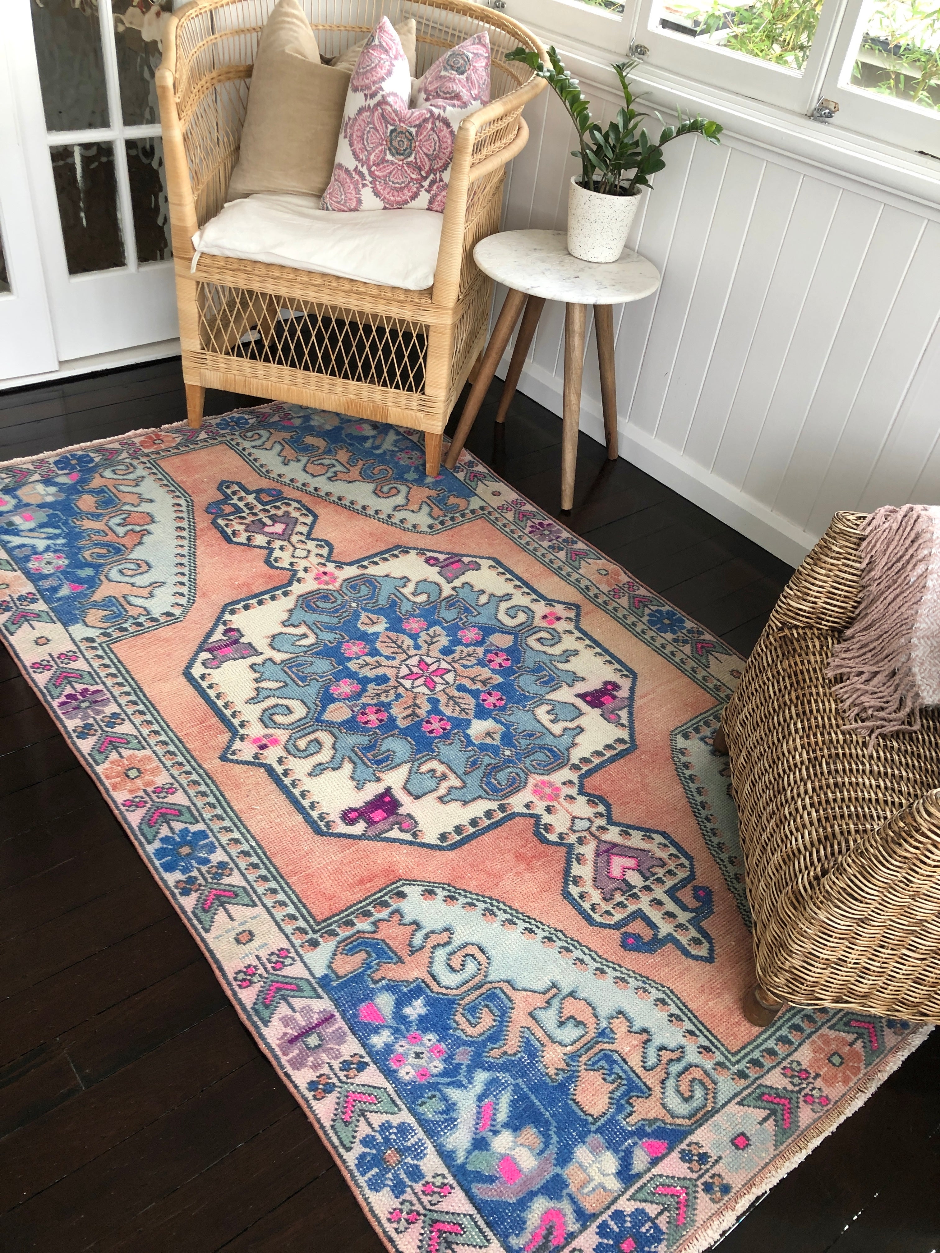 Vintage Turkish Area Rug - Claire