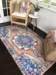 Vintage Turkish Area Rug - Claire