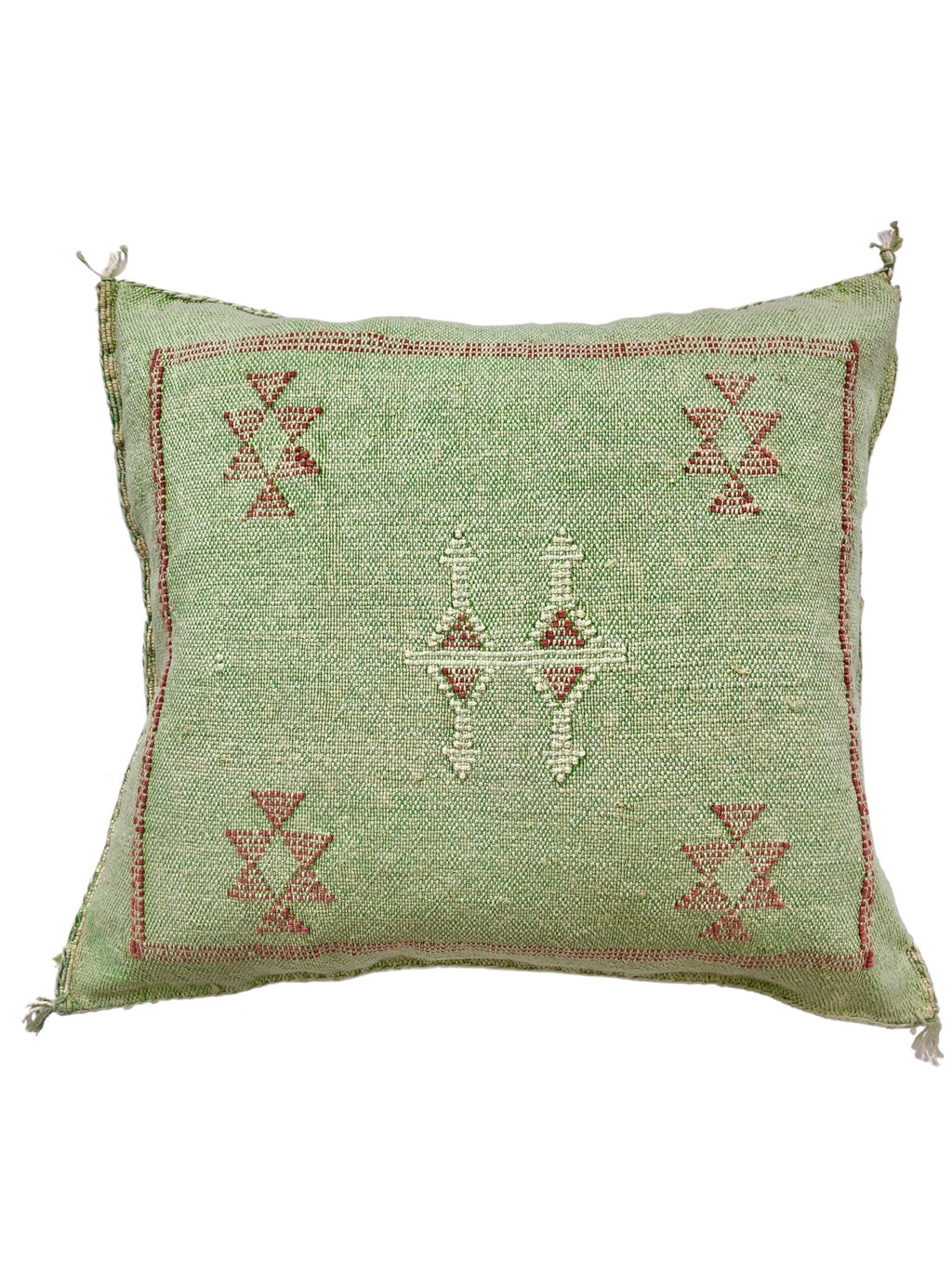 Cactus Silk Cushion Cover || Moroccan Mint