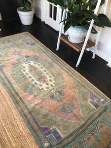 Vintage Turkish Area Rug - Eymen