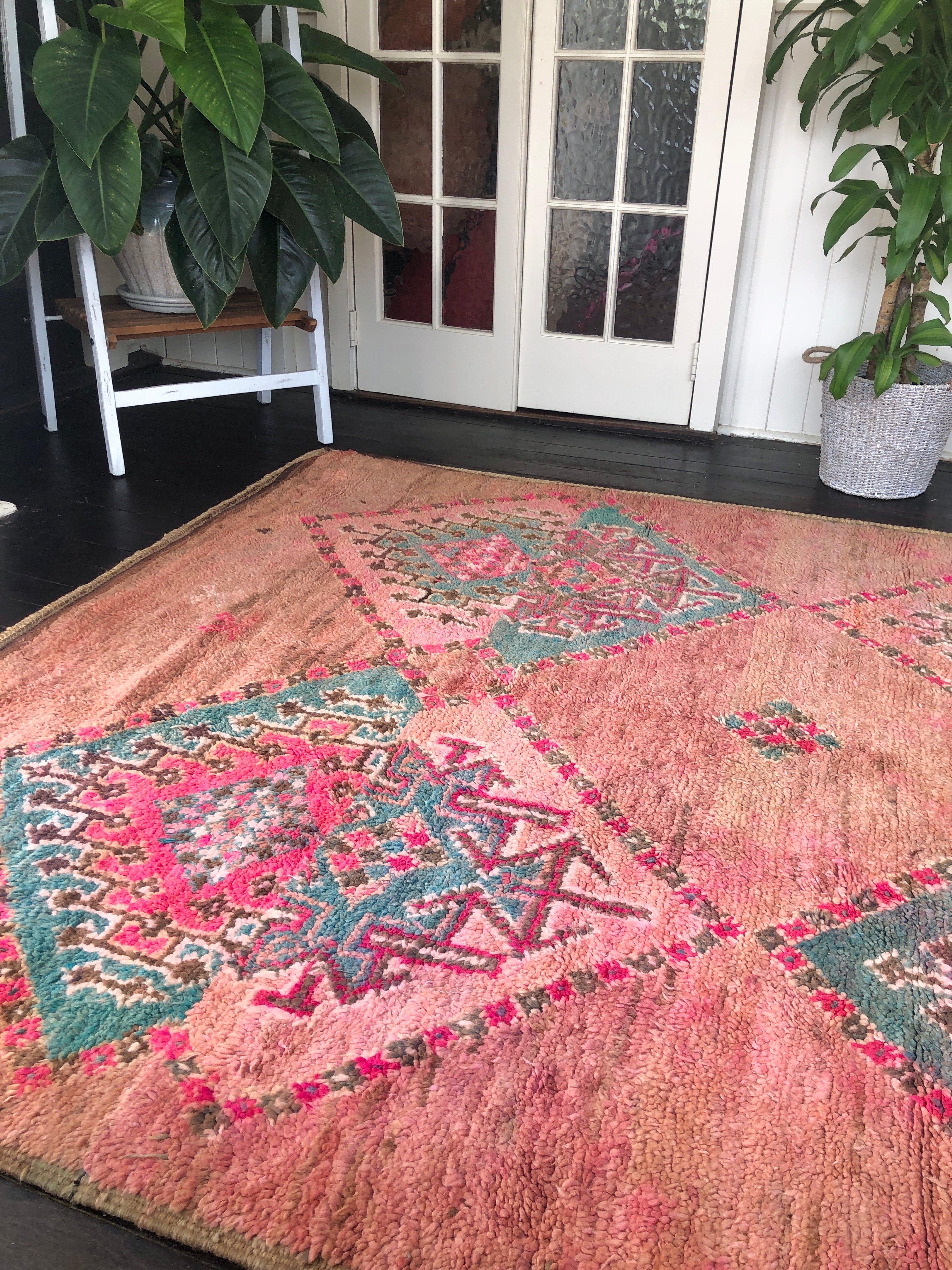 Vintage Moroccan Boujaad Rug