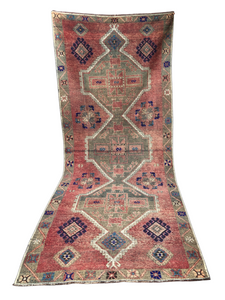 Vintage Turkish Area Rug - Feray