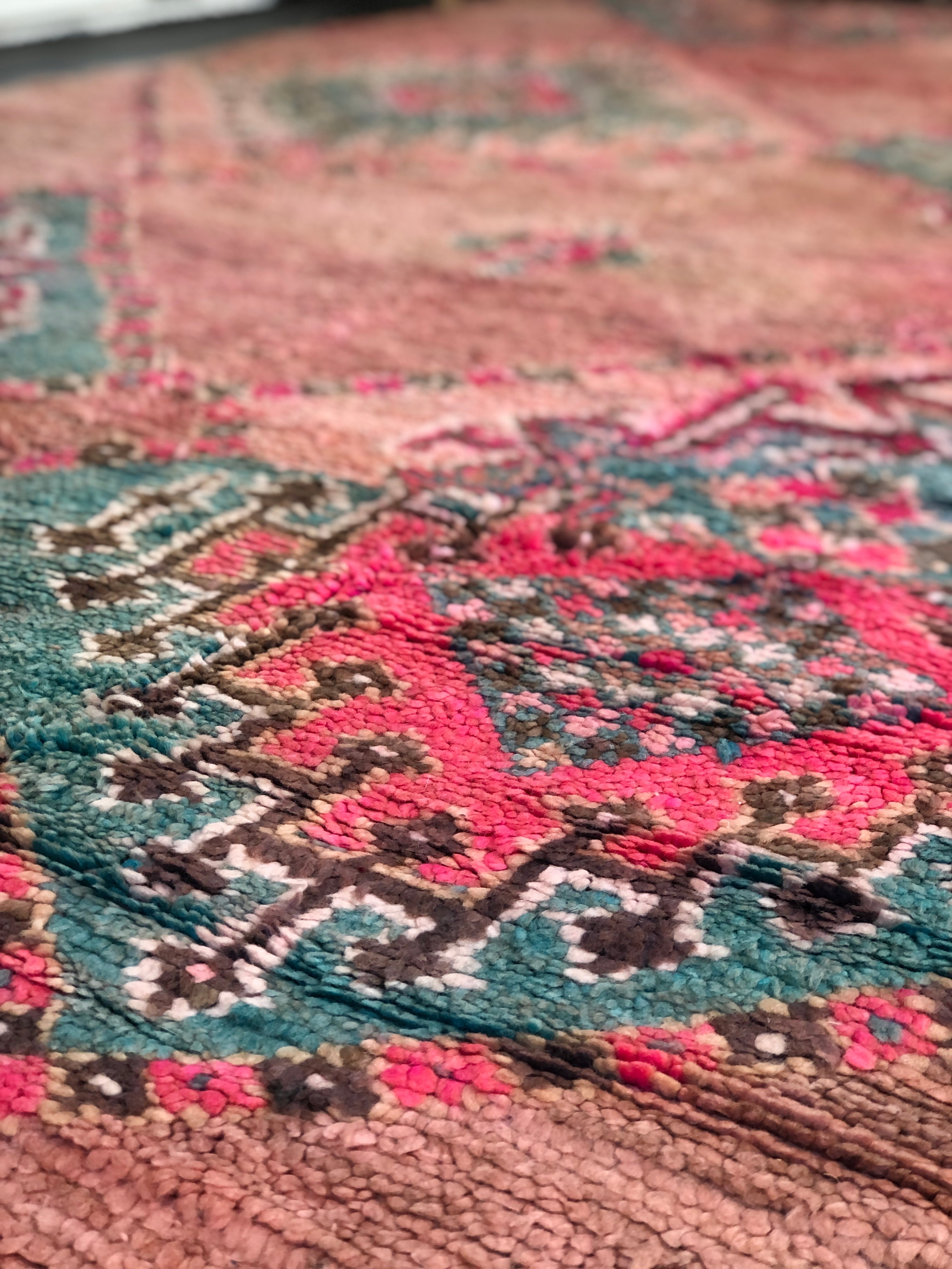 Vintage Moroccan Boujaad Rug