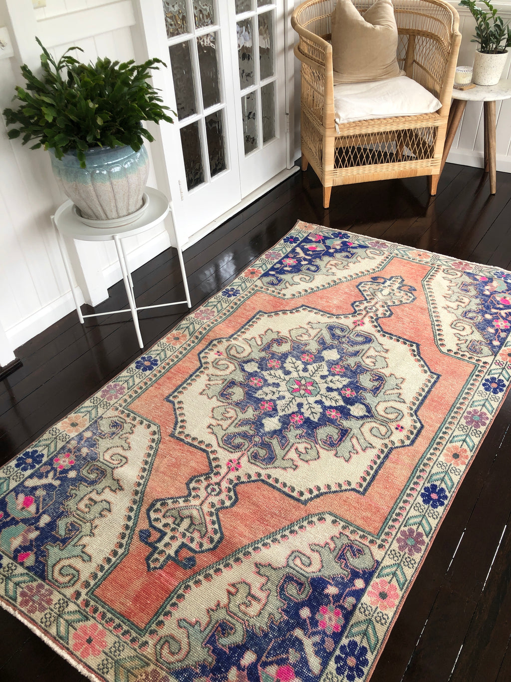 Vintage Turkish Area Rug - Evelyn