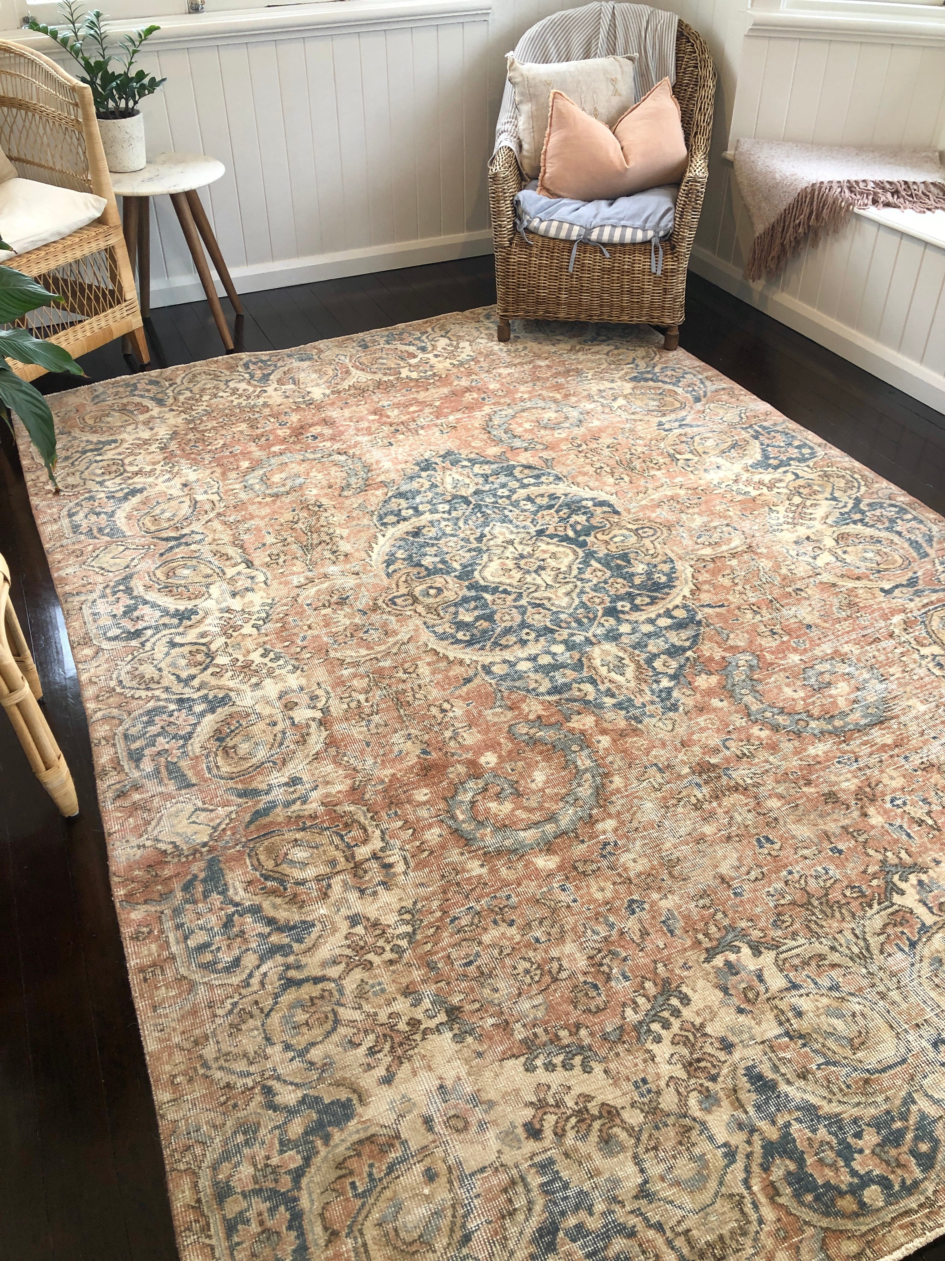 Vintage Turkish Area Rug - Aurelie