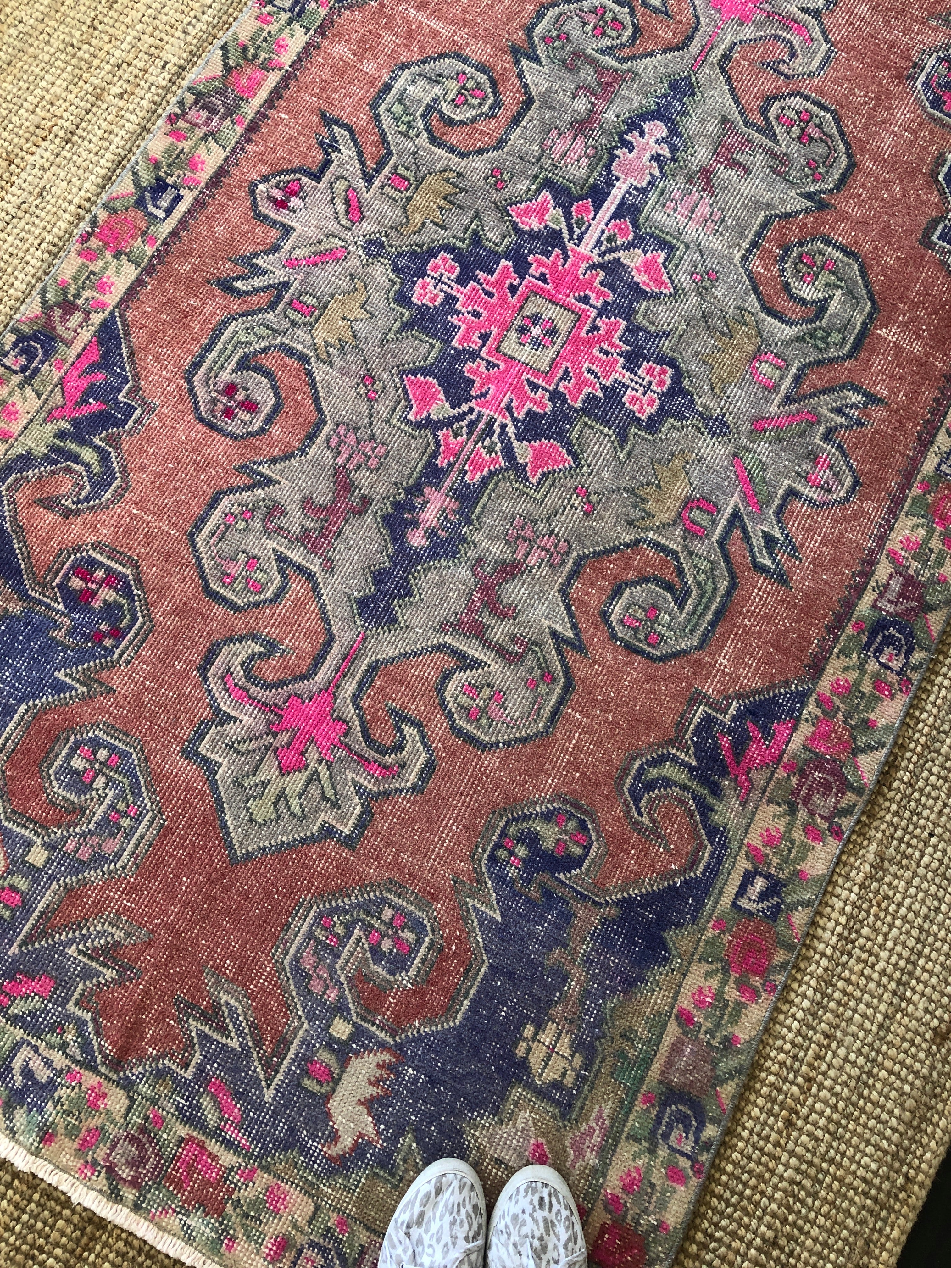 Vintage Turkish Area Rug - Sophia