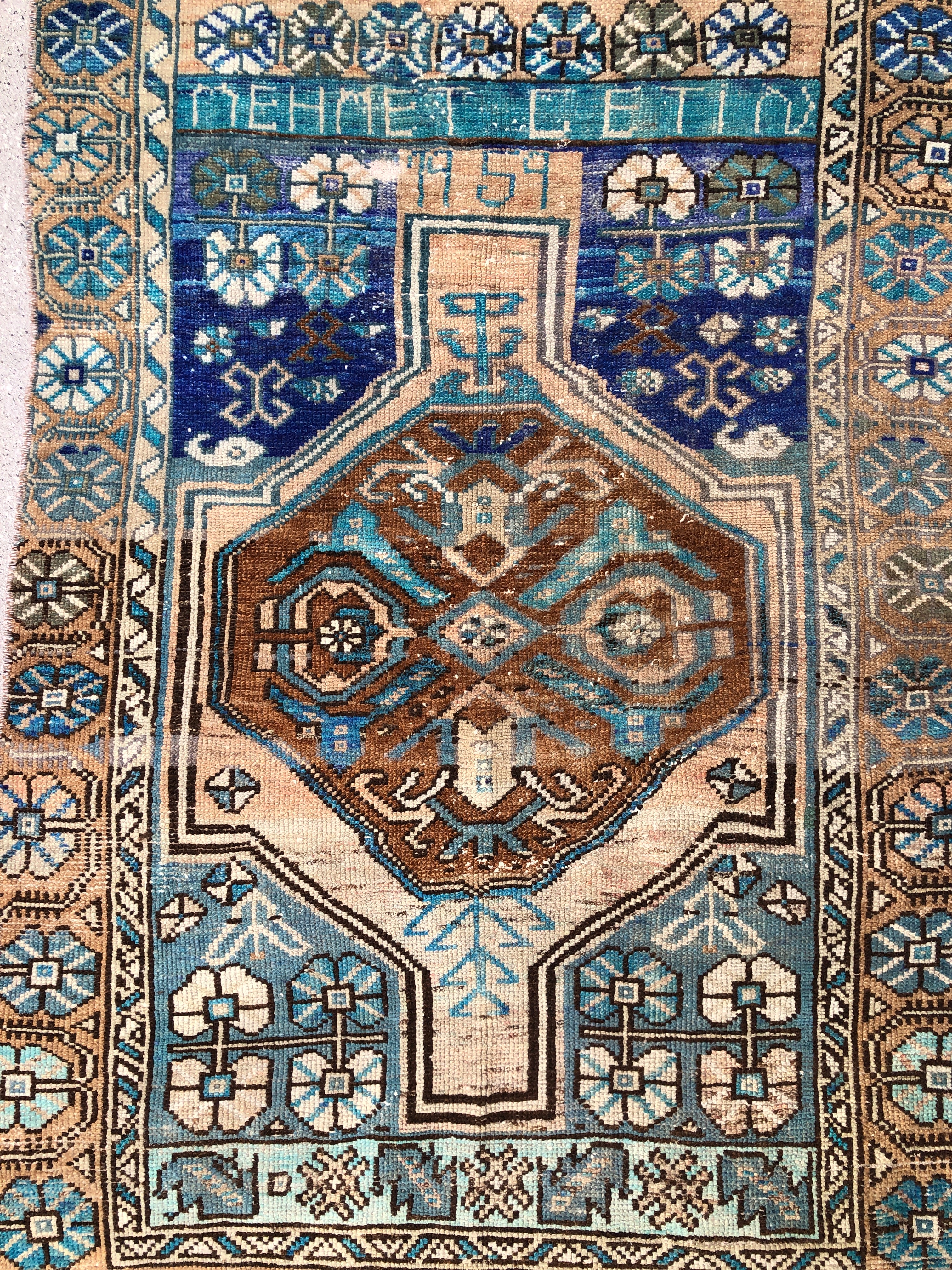 Vintage Turkish Area Rug - Mehmet